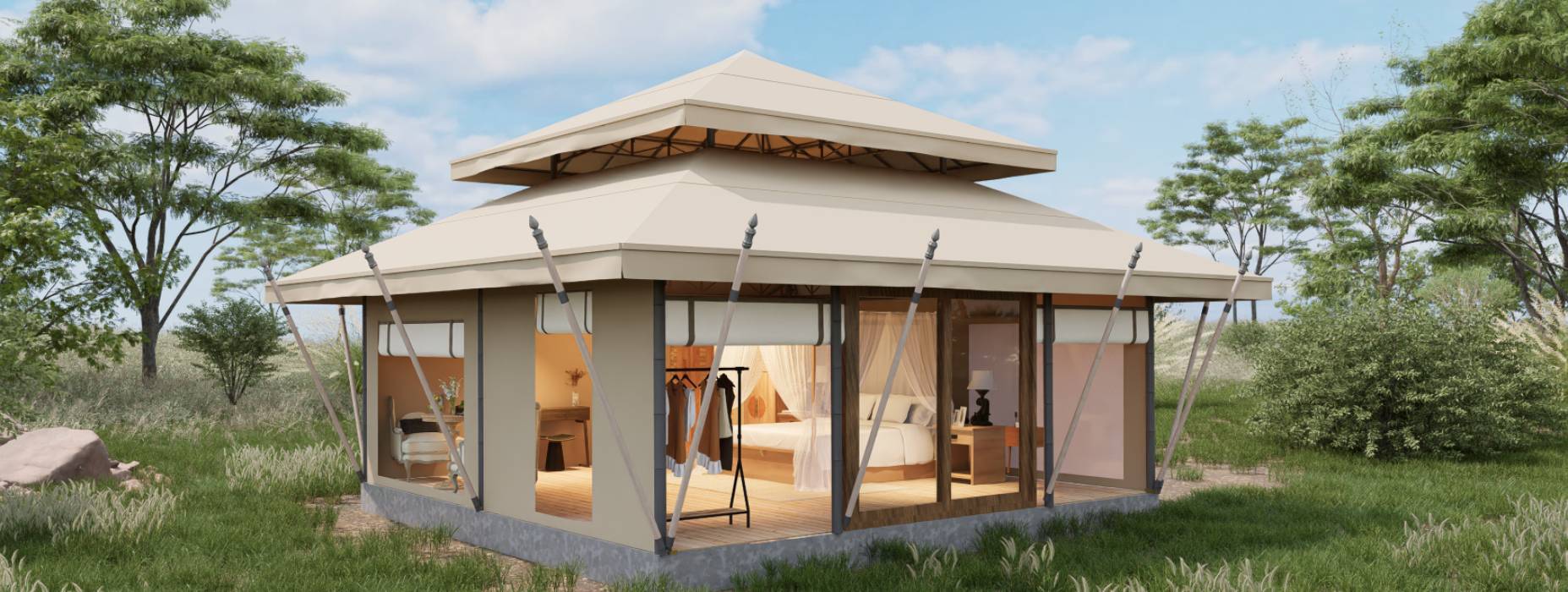 定安县户外野奢帐篷